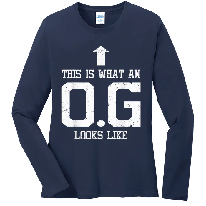 OG Shirt Original Gangster Tshirt Gift For Dad Grandpa Uncle Ladies Long Sleeve Shirt