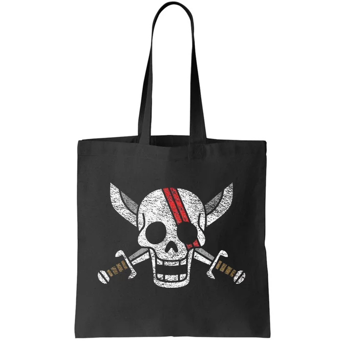 One Shanks Pirate Red Skull Jolly Roger Piece Tote Bag