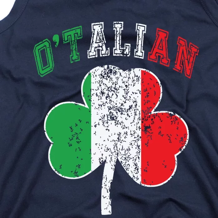 Otalian St Patricks Day Italian Italy Flag Italia Tank Top