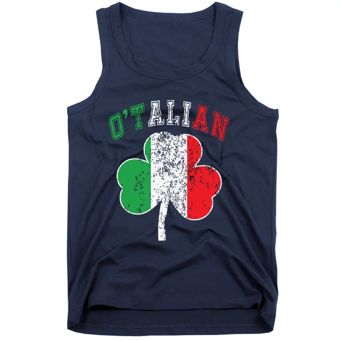 Otalian St Patricks Day Italian Italy Flag Italia Tank Top