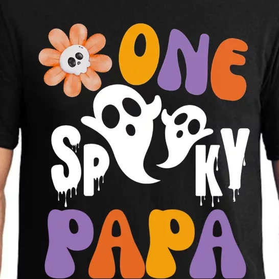 One Spooky Papa Of The Birthday Halloween 1St Daddy Gift Pajama Set