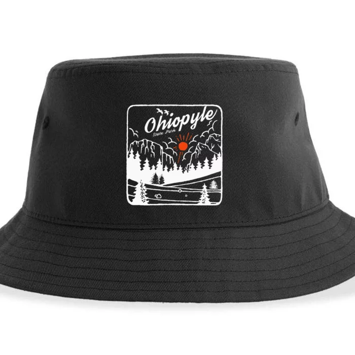 Ohiopyle State Park Pennsylvania Modern Cool Pn Sustainable Bucket Hat