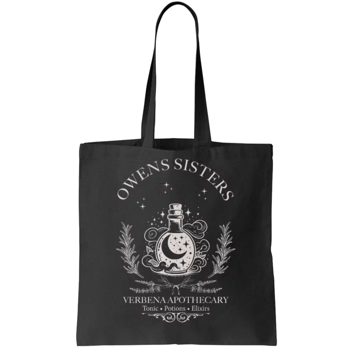 Owens Sisters Practical Magic Halloween Apothecary Tote Bag