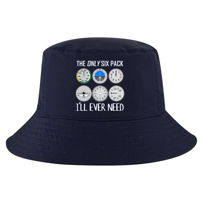 Only Six Pack Ill Need Funny Pilot Quote Gift Cool Comfort Performance Bucket Hat