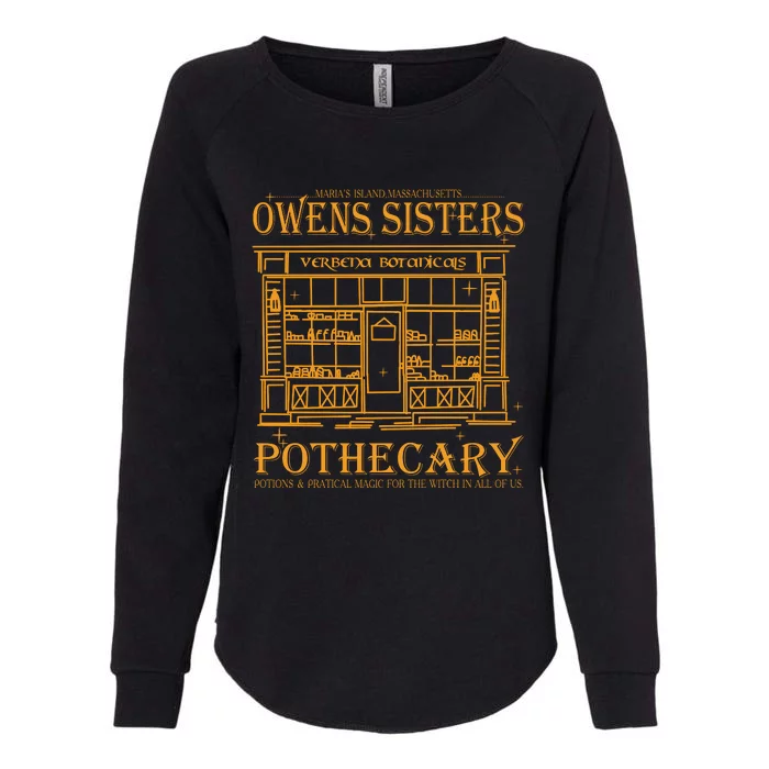 Owens Sisters Pothecary Potions & Magic For The Witch Ow#Ens Sisters W Womens California Wash Sweatshirt