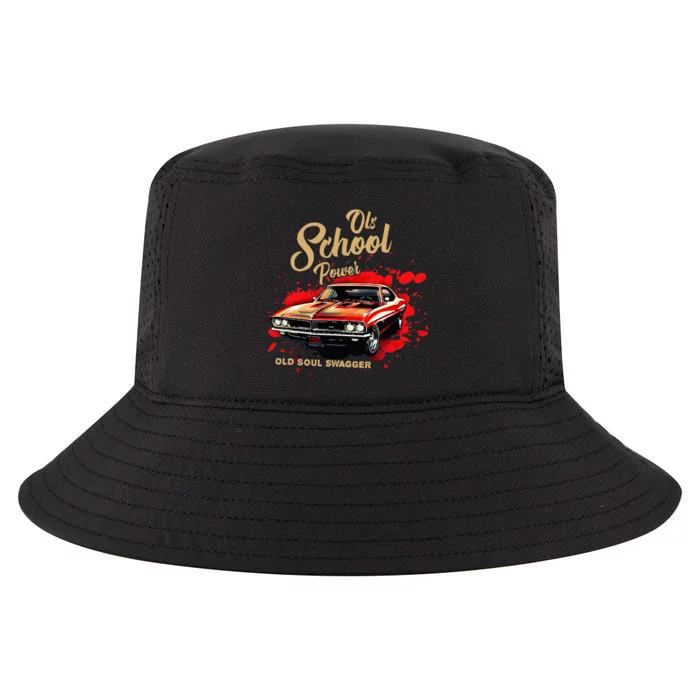 Old School Power Old Soul Swagger Classic Car Cool Comfort Performance Bucket Hat