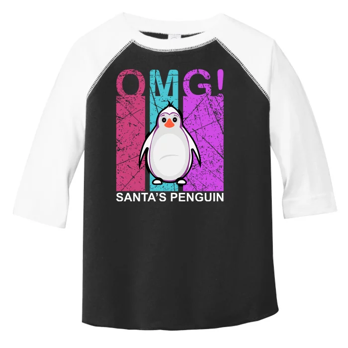 Omg Santa's Penguin Toddler Fine Jersey T-Shirt