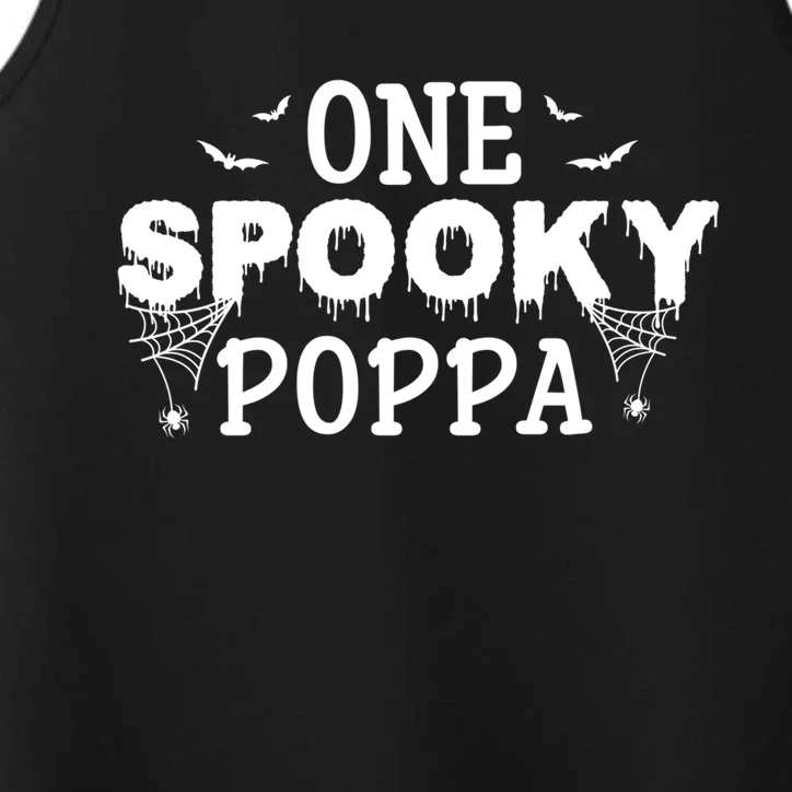 One Spooky Poppa Group Matching Family Halloween Costumes Meaningful Gift Performance Tank