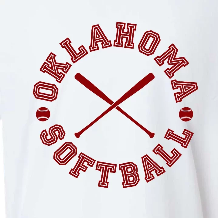 Oklahoma Softball Roundel Sueded Cloud Jersey T-Shirt