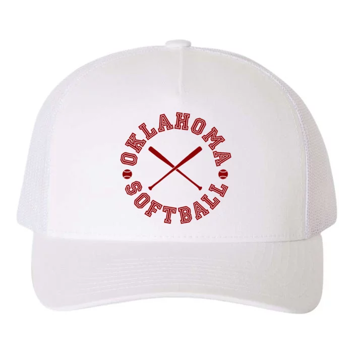 Oklahoma Softball Roundel Yupoong Adult 5-Panel Trucker Hat