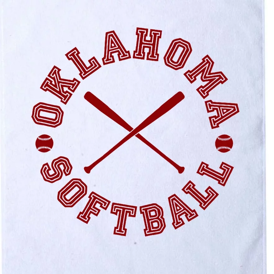 Oklahoma Softball Roundel Platinum Collection Golf Towel