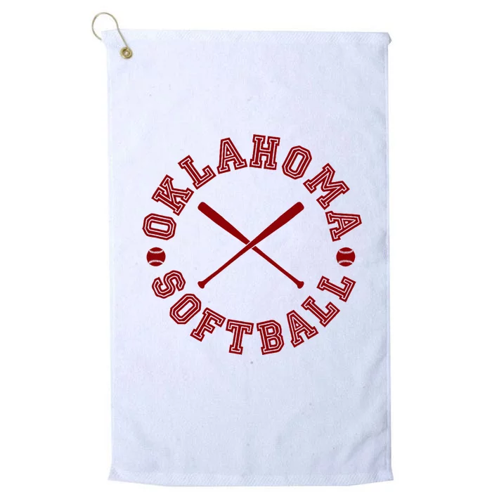 Oklahoma Softball Roundel Platinum Collection Golf Towel