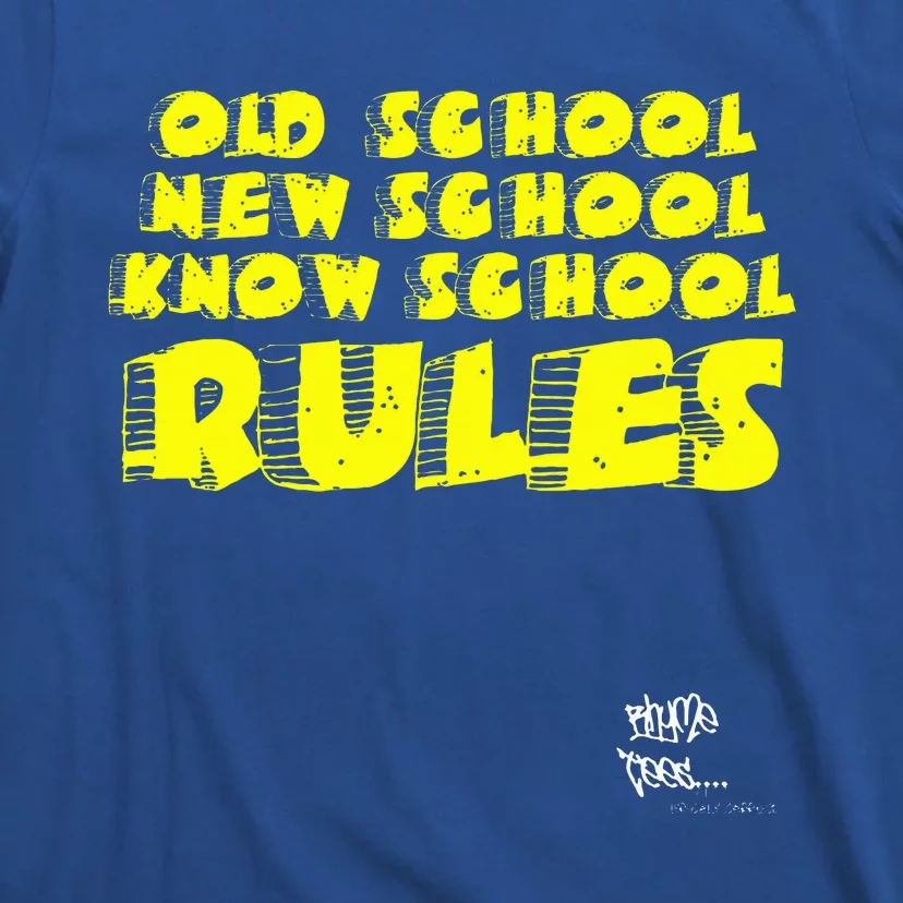 Old School Rap Hip Hop 2000s New School Know School Nas T-Shirt