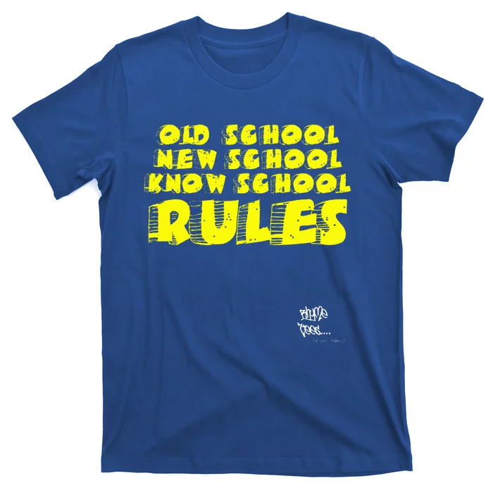 Old School Rap Hip Hop 2000s New School Know School Nas T-Shirt