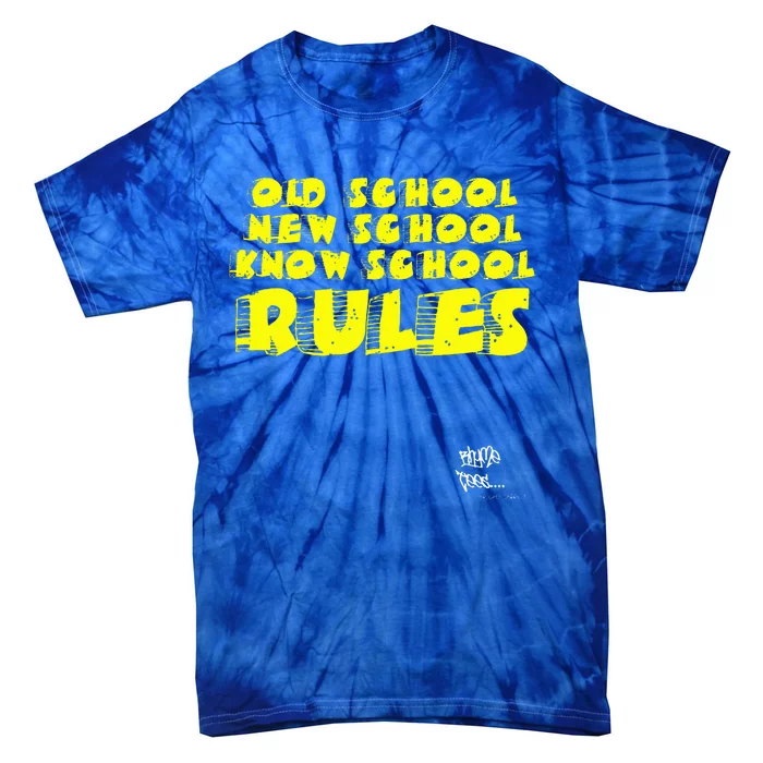 Old School Rap Hip Hop 2000s New School Know School Nas Tie-Dye T-Shirt