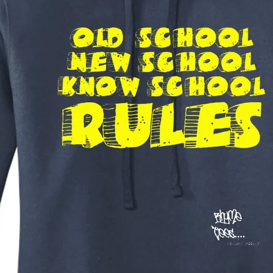 Old School Rap Hip Hop 2000s New School Know School Nas Women's Pullover Hoodie