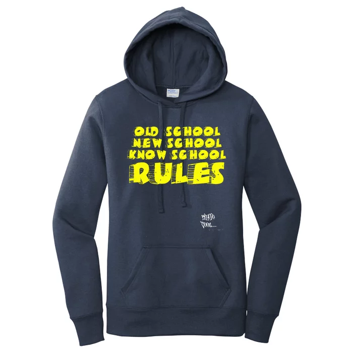 Old School Rap Hip Hop 2000s New School Know School Nas Women's Pullover Hoodie