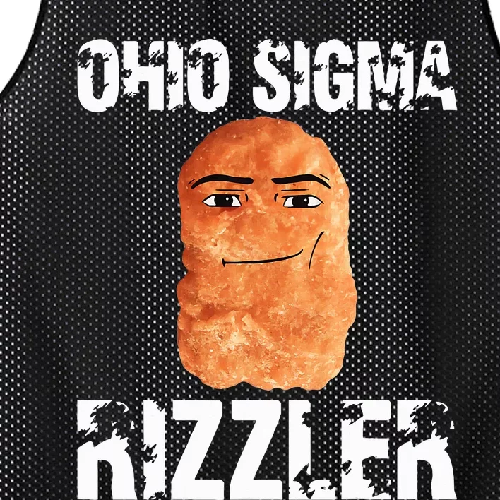 Ohio Sigma Rizzler Meme Rizz Internet Mesh Reversible Basketball Jersey Tank