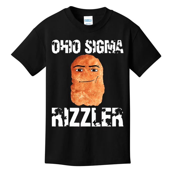 Ohio Sigma Rizzler Meme Rizz Internet Kids T-Shirt