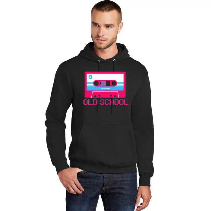 Old School Retro 80s 90s Hip Hop Cassette Hoodie