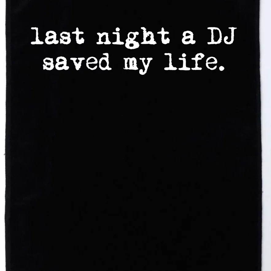 Old School Rap Hip Hop Last Night A Dj Saved My Life 80s Platinum Collection Golf Towel