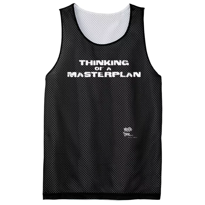 Old School Rap Hip Hop Merch Masterplan Mesh Reversible Basketball Jersey Tank