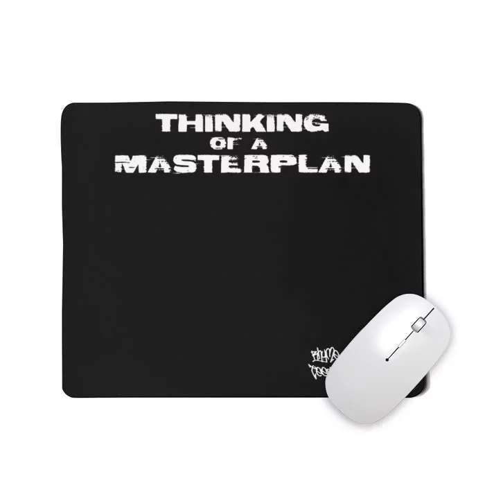 Old School Rap Hip Hop Merch Masterplan Mousepad