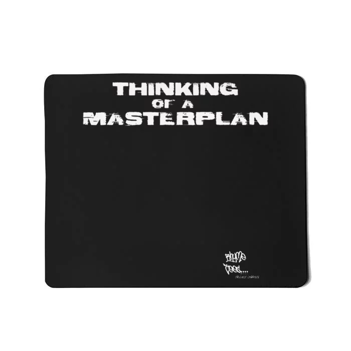 Old School Rap Hip Hop Merch Masterplan Mousepad