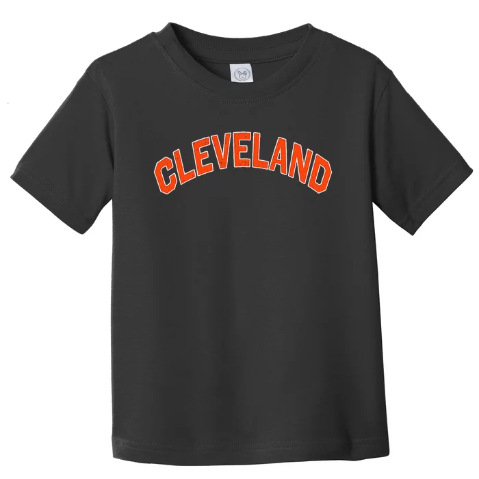 Ohio State Retro Vintage Distressed Cleveland Toddler T-Shirt