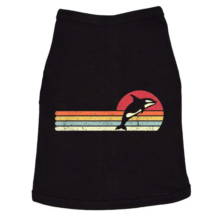 Orca Shirt. Retro Style Killer Whale Doggie Tank