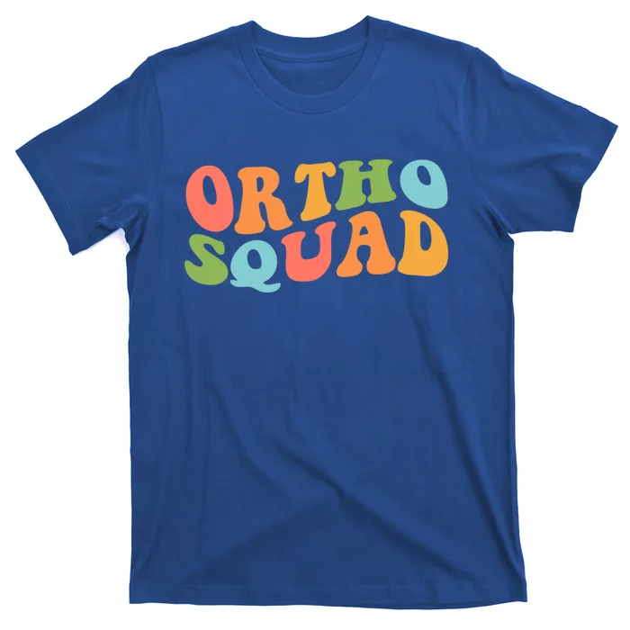 Ortho Squad Retro Orthopedics Doctor Nurse Assistant Medical Gift T-Shirt