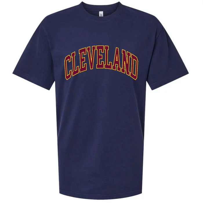 Ohio State Retro Vintage Distressed Cleveland Sueded Cloud Jersey T-Shirt