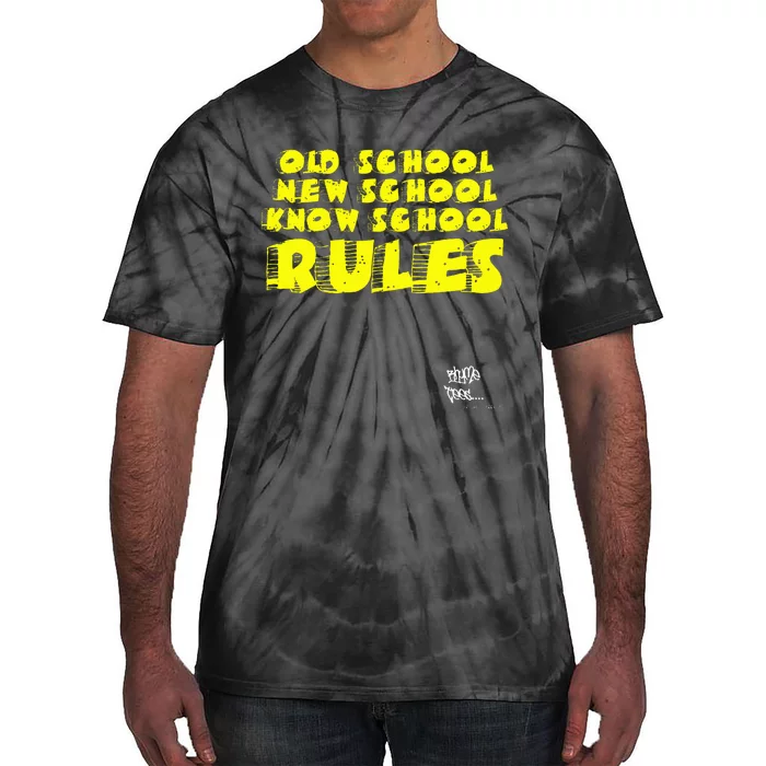 Old School Rap Hip Hop 2000S New School Know School Nas Tie-Dye T-Shirt