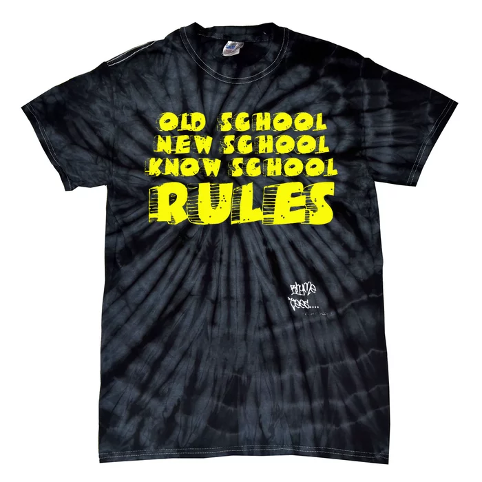 Old School Rap Hip Hop 2000S New School Know School Nas Tie-Dye T-Shirt