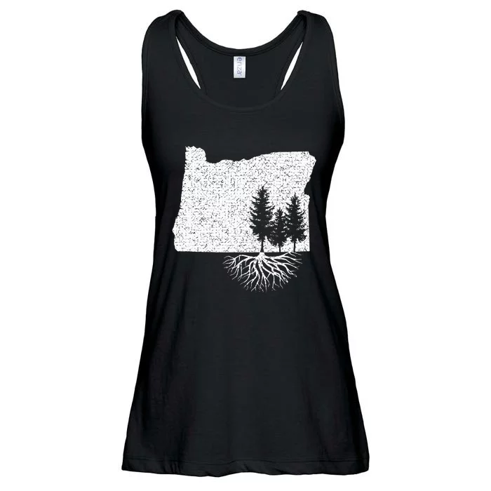 Oregon State Roots Ladies Essential Flowy Tank