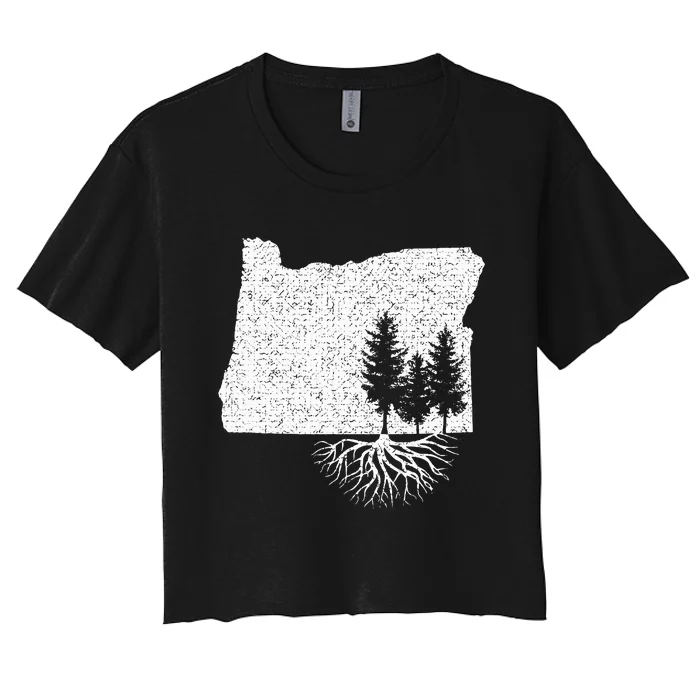 Oregon State Roots Women's Crop Top Tee