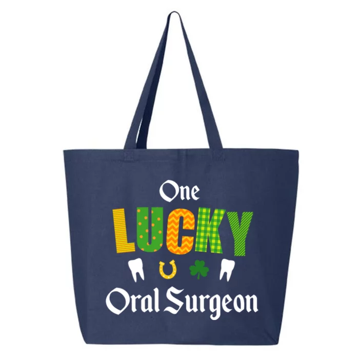 Oral Surgeon St Patrick's Day Irish Shamrock Dentist Doctor Gift 25L Jumbo Tote