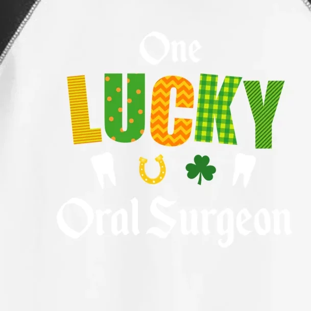 Oral Surgeon St Patrick's Day Irish Shamrock Dentist Doctor Gift Toddler Fine Jersey T-Shirt