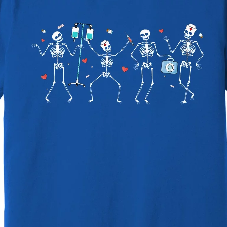 Ortho Squad Skeleton Halloween Orthopedic Nurse RN Premium T-Shirt