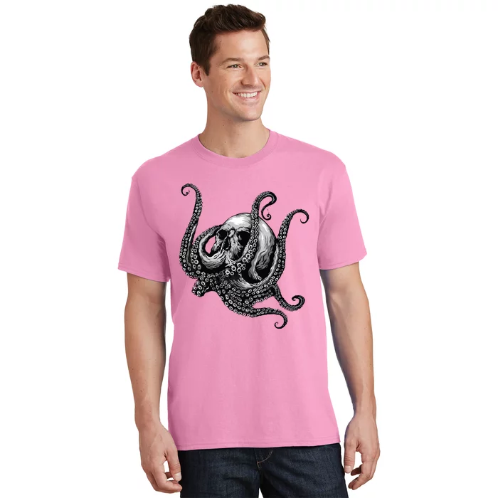 Octopus Sugar Skull Graphic T-Shirt