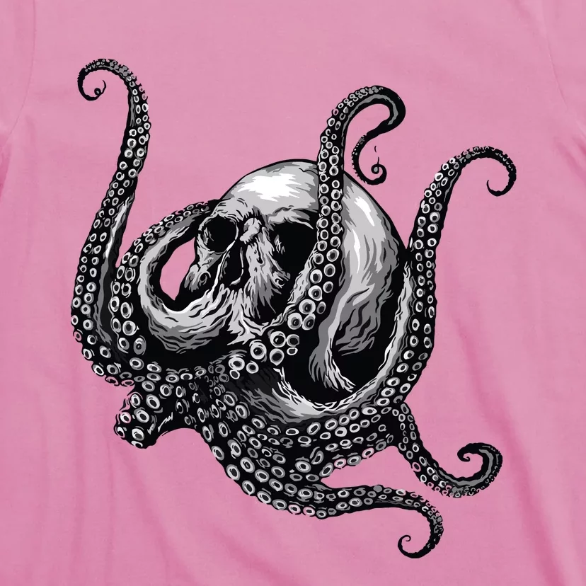 Octopus Sugar Skull Graphic T-Shirt