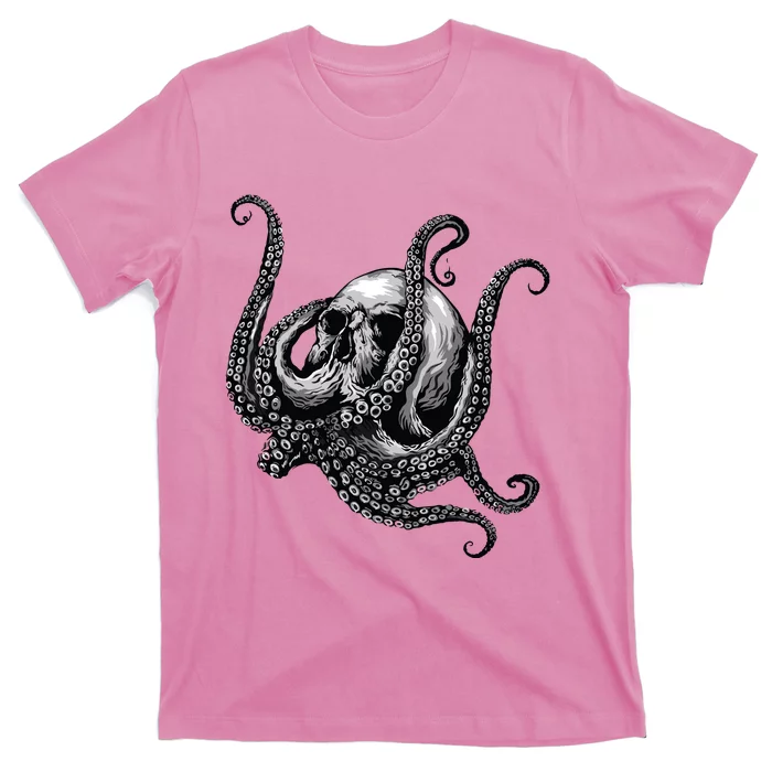 Octopus Sugar Skull Graphic T-Shirt