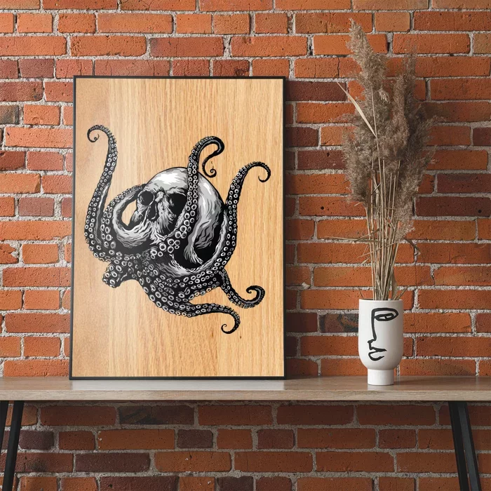 Octopus Sugar Skull Graphic Poster