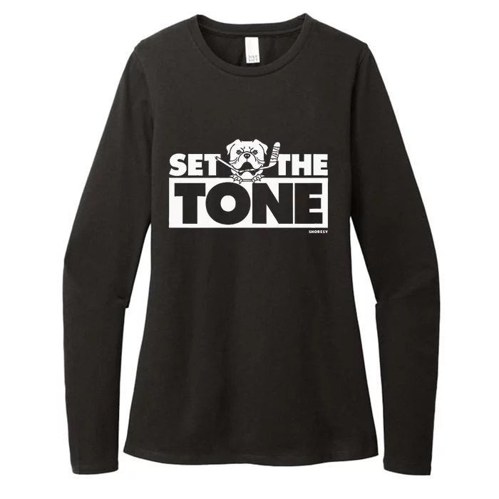 O.Fficial Shoresy Set The Tone Womens CVC Long Sleeve Shirt