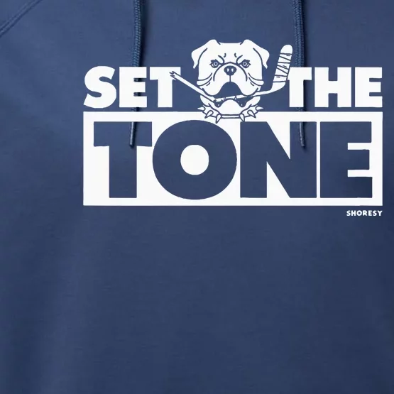 O.Fficial Shoresy Set The Tone Performance Fleece Hoodie