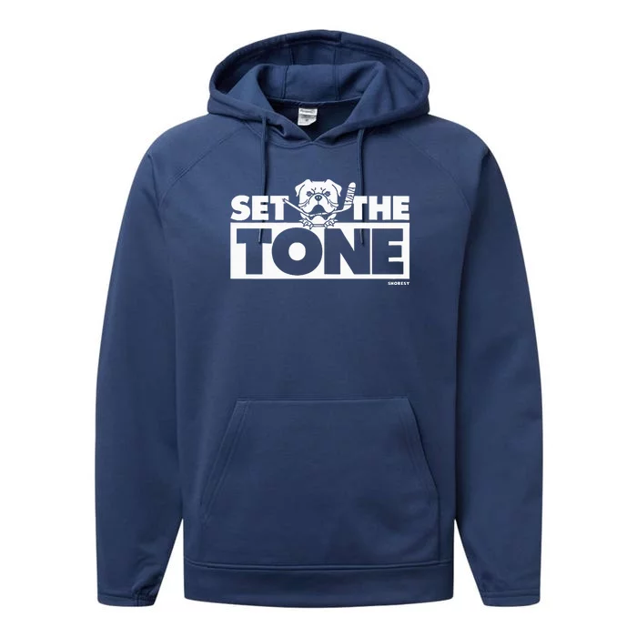 O.Fficial Shoresy Set The Tone Performance Fleece Hoodie