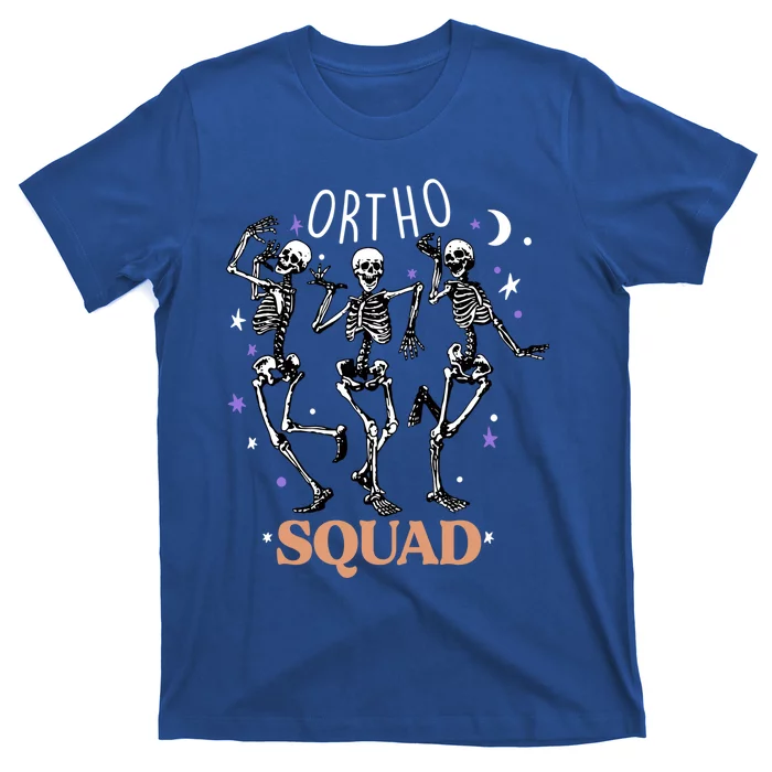 Ortho Squad Skeletons Halloween Orthopedic Nurse Rn Cool Gift T-Shirt