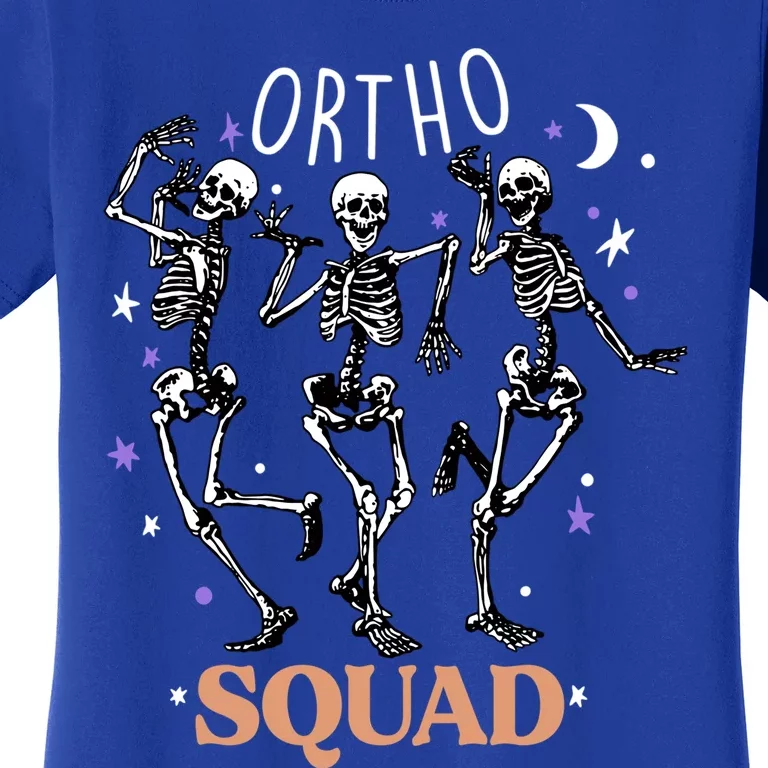 Ortho Squad Skeletons Halloween Orthopedic Nurse Rn Cool Gift Women's T-Shirt