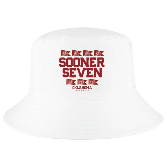 Oklahoma Softball Sooner Seven Cool Comfort Performance Bucket Hat