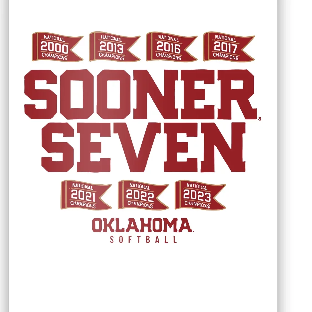 Oklahoma Softball Sooner Seven Poster